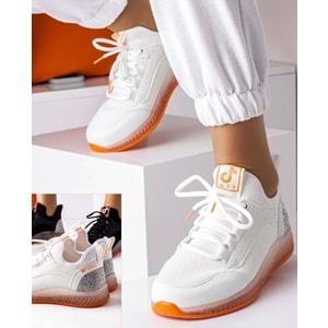Konfores 886 Bayan Anatomik Sneakers Ayakkabı - BEYAZ - 36