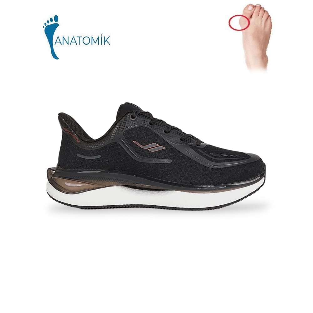 Lescon 1868-Aırfoam Mıura Anatomik Tabanlı Yürüyüş & Koşu Ayakkabısı - NKT01868-siyah-43