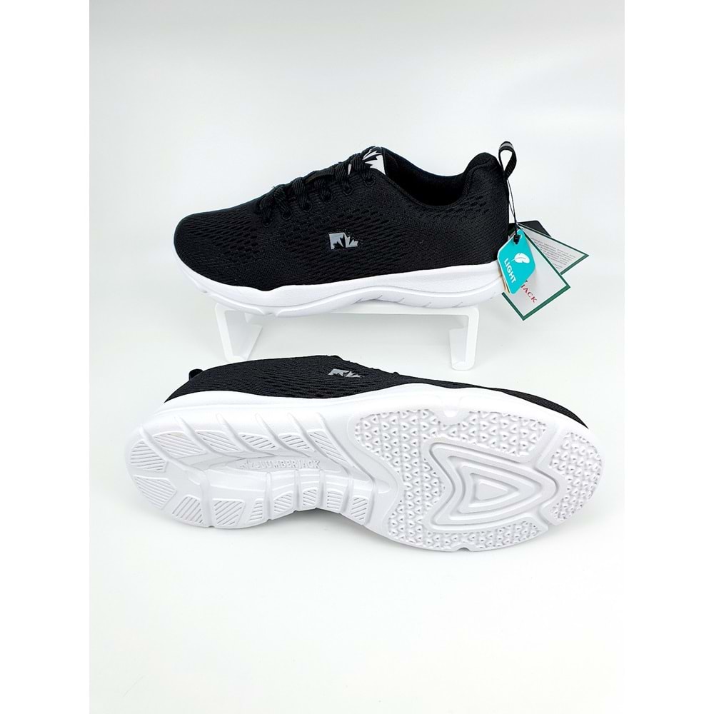 lumberjack agatha sneakers ayakkabı - SIYAH - 38