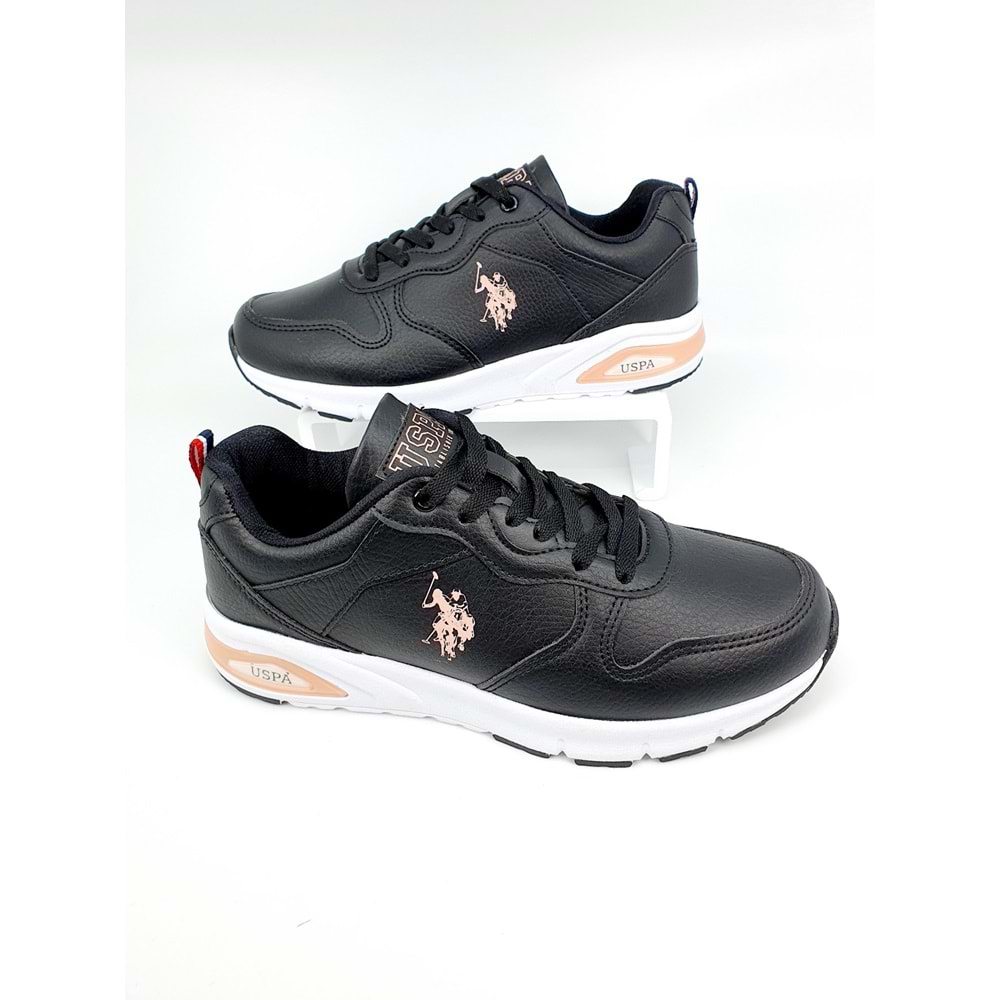 u.s polo assn voya sneakers ayakkabı - SIYAH - 40