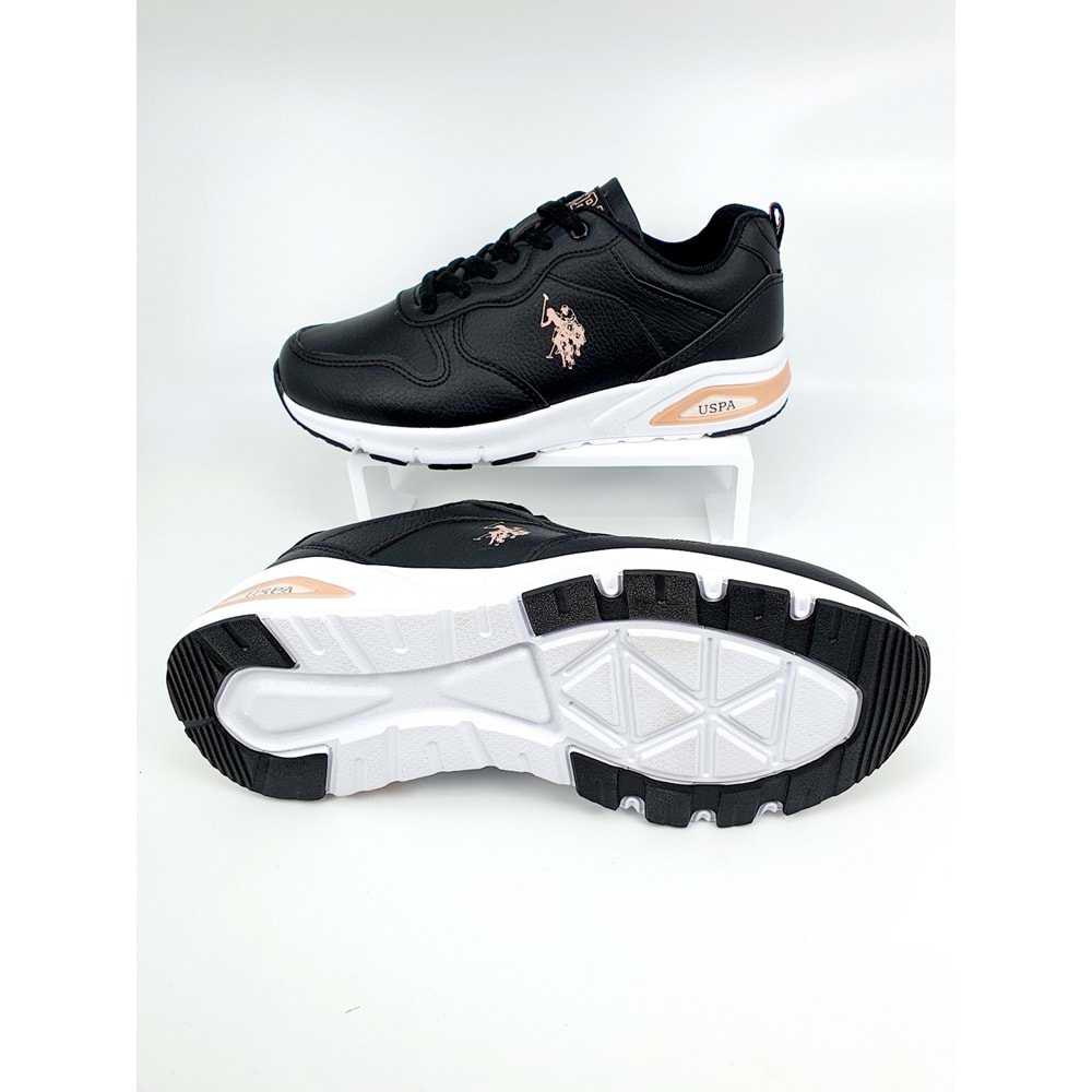 u.s polo assn voya sneakers ayakkabı - SIYAH - 40