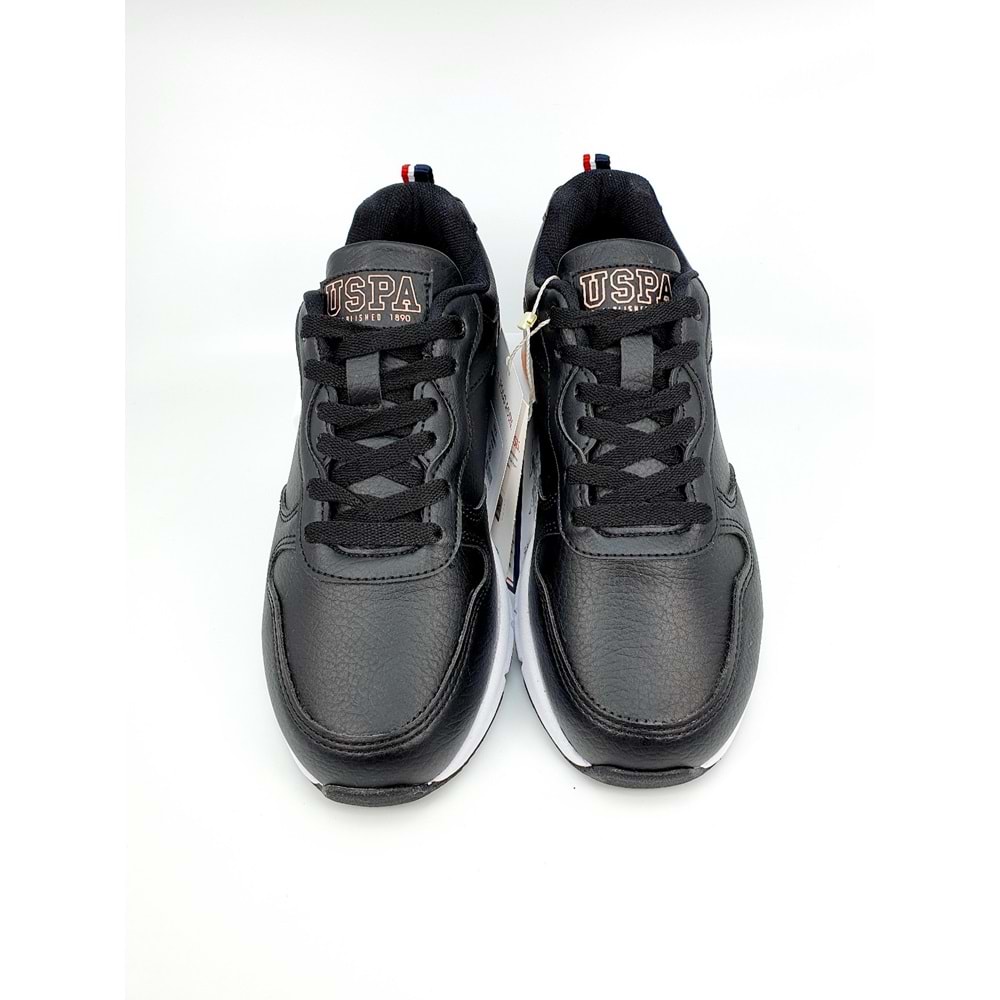 u.s polo assn voya sneakers ayakkabı - SIYAH - 40