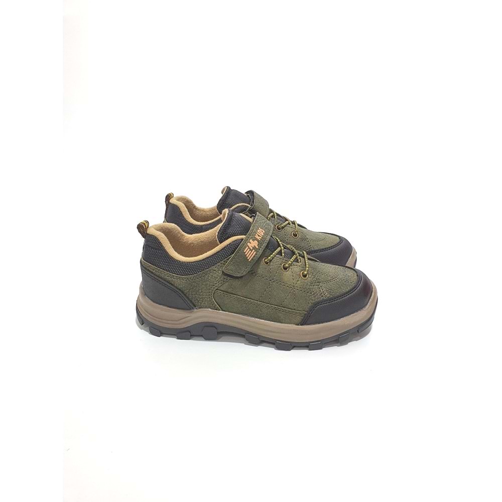 m.p 5893 trekking çocuk ayakkabı - haki - 31