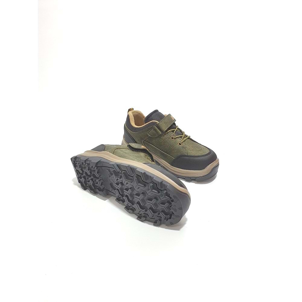 m.p 5893 trekking çocuk ayakkabı - haki - 31