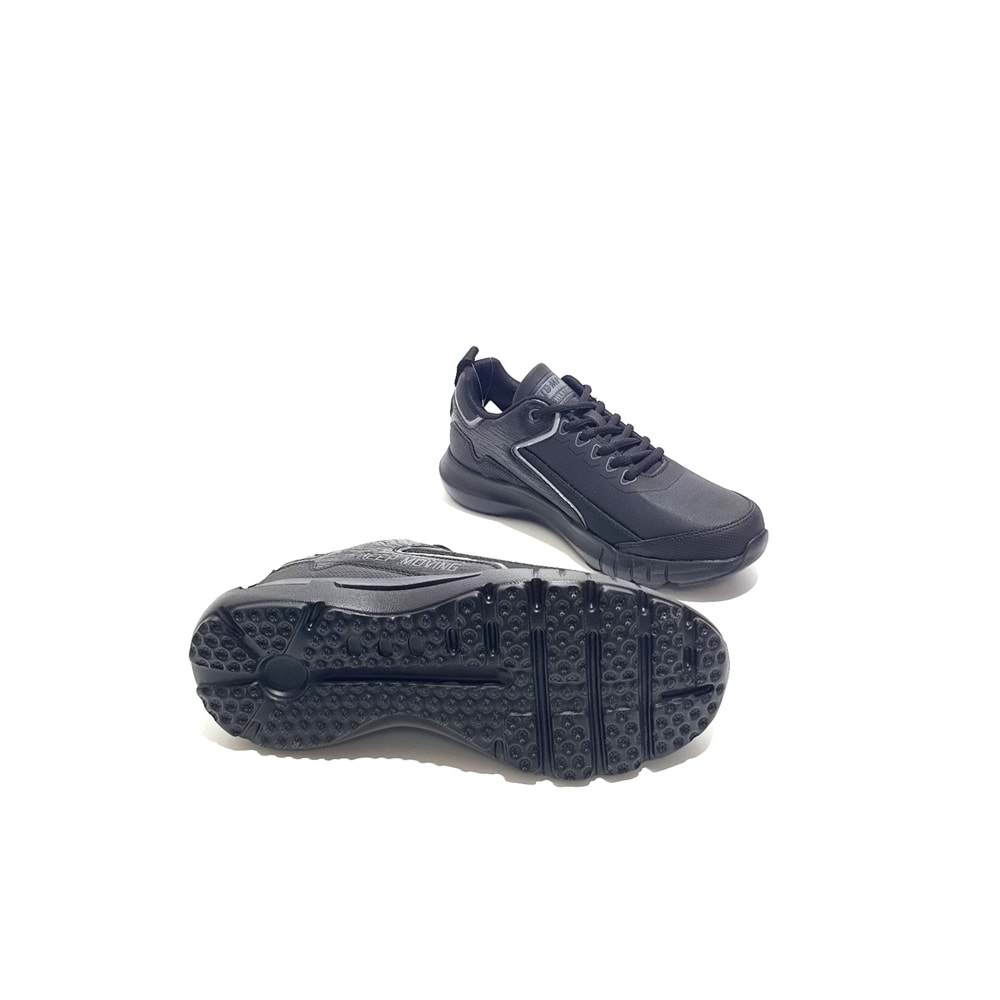 jump 25521 unisex günlük spor ayakkabı - siyah - 39