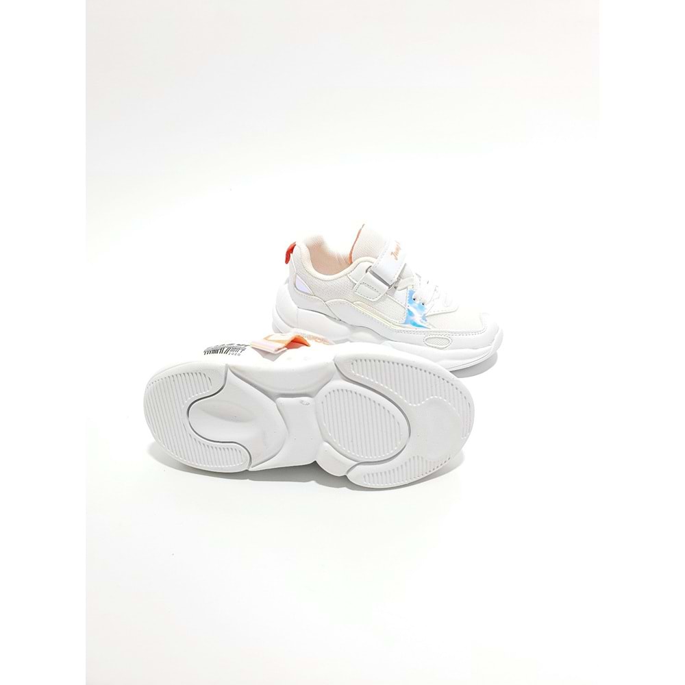 Jump 24936 Ortpedic Çocuk Spor Ayakkabı - BEYAZ - 26