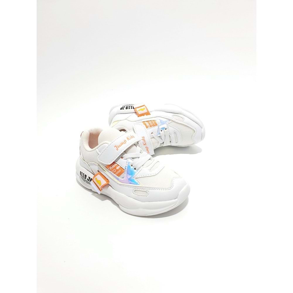 Jump 24936 Ortpedic Çocuk Spor Ayakkabı - BEYAZ - 26