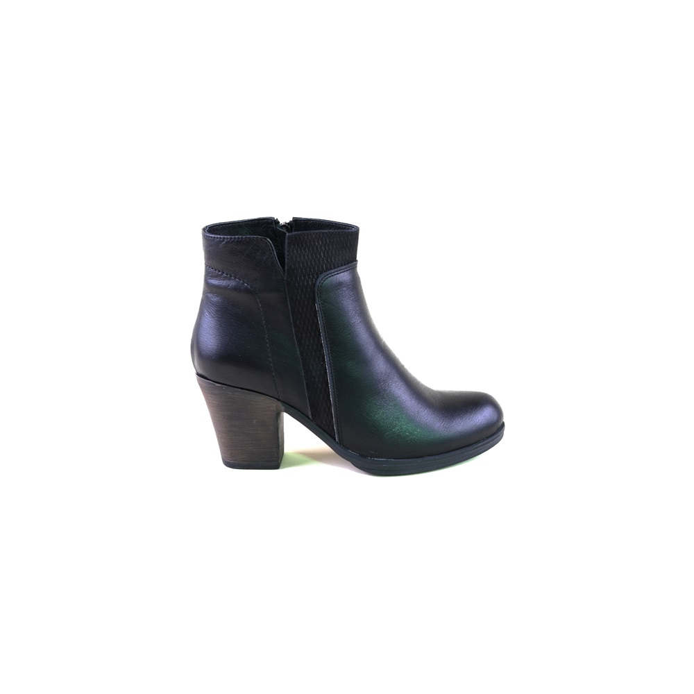 Divadonna 562 Hakiki Deri Bayan Klasik Bot - siyah - 36
