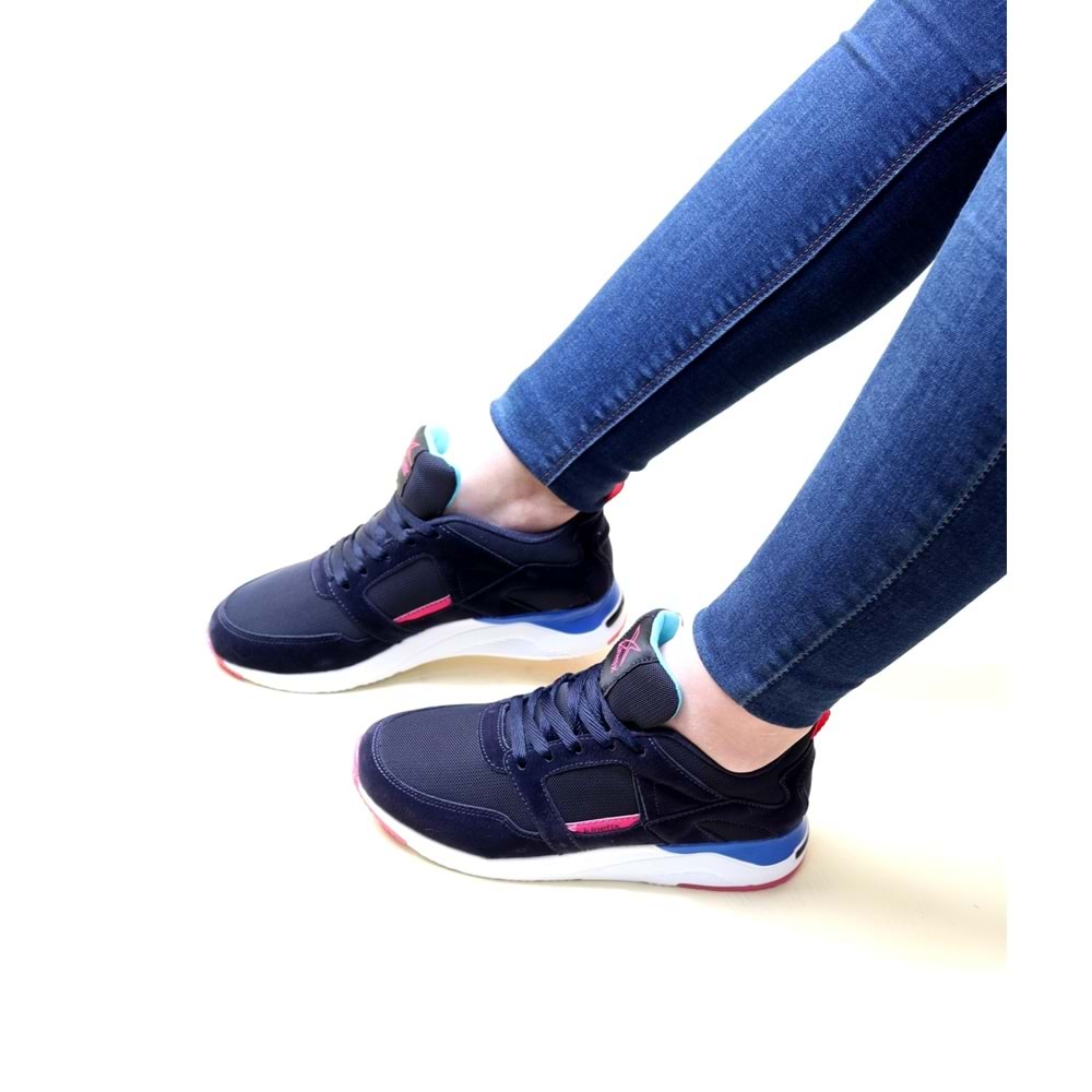Kinetix Aster Bayan Sneakers Ayakkabı - lacivert - 37
