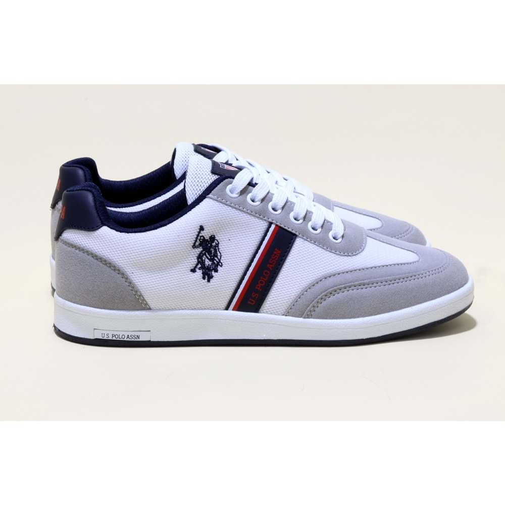 U.s. Polo Assn. Kares Sneakers Ayakkabı - BEYAZ - 40