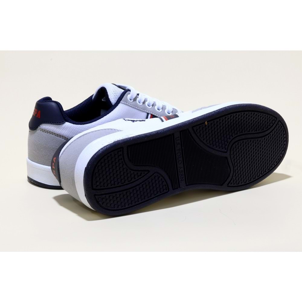 U.s. Polo Assn. Kares Sneakers Ayakkabı - BEYAZ - 40