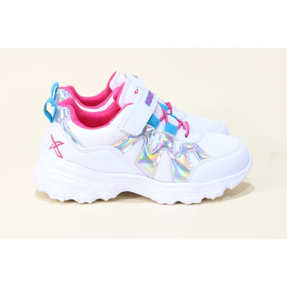 Kinetix Waves Çocuk Sneaker Ayakkabı - BEYAZ - 35