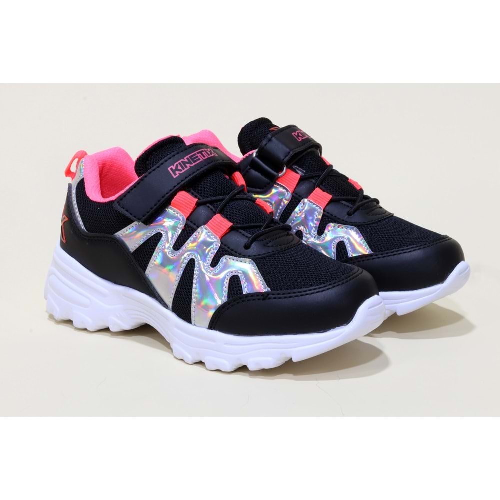 Kinetix Waves Çocuk Sneaker Ayakkabı - siyah - 34