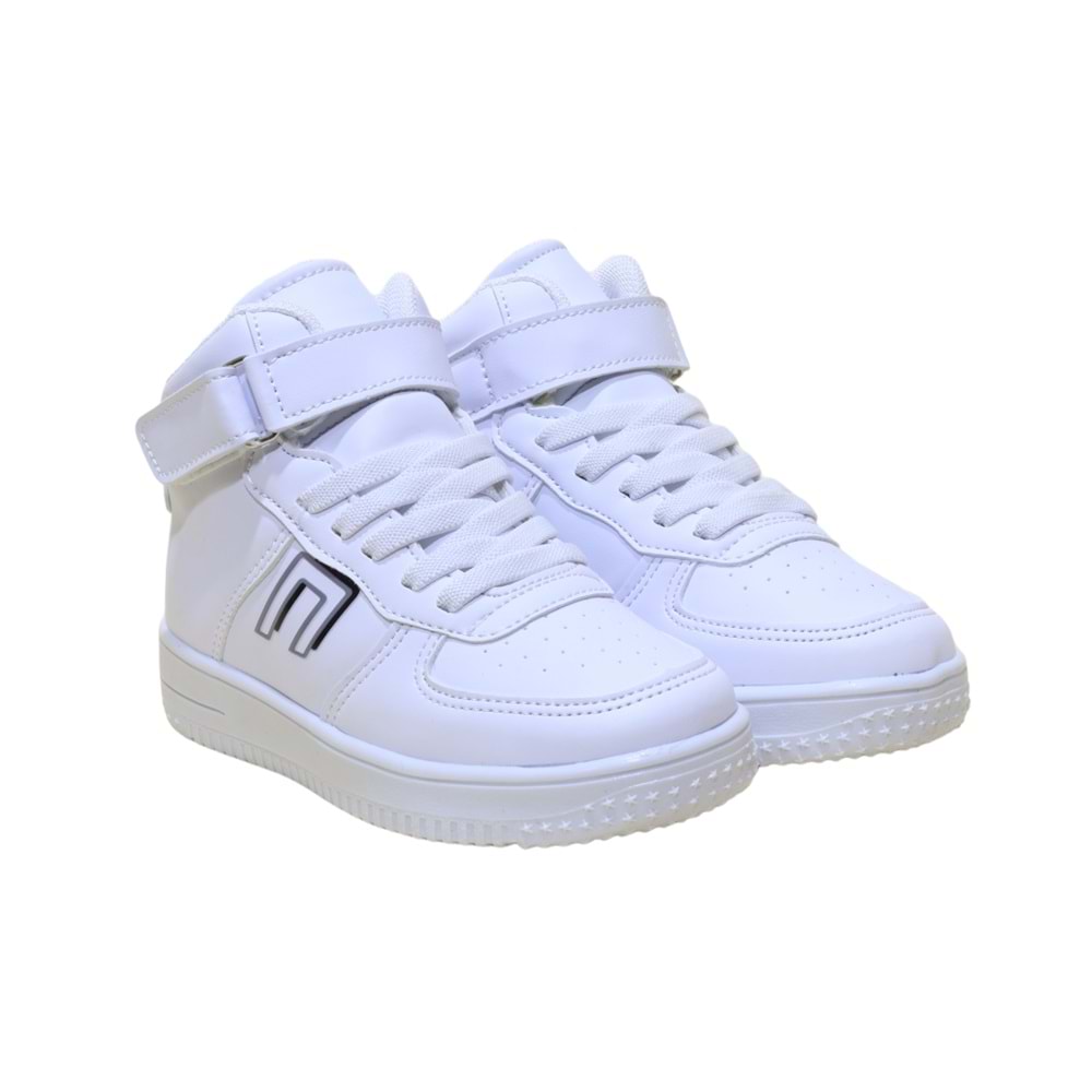 Cool Galaxy Erkek Çocuk Sneakers Ayakkabı - BEYAZ - 27
