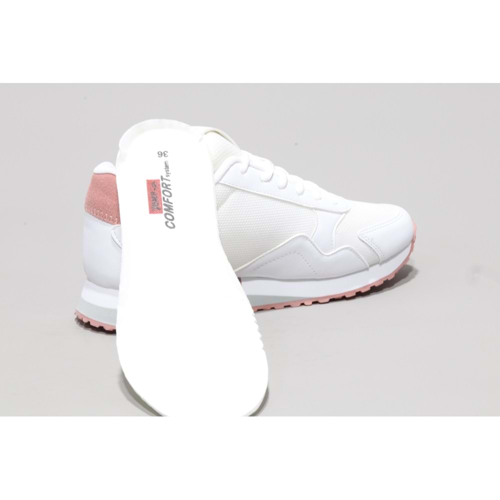 Jump 26252 Bayan Sneakers Ayakkabı - BEYAZ - 36