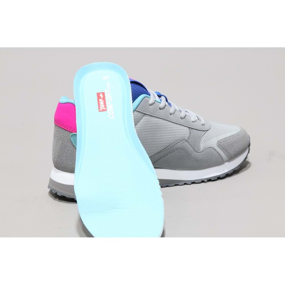 Jump 26252 Bayan Sneakers Ayakkabı - gri - 39