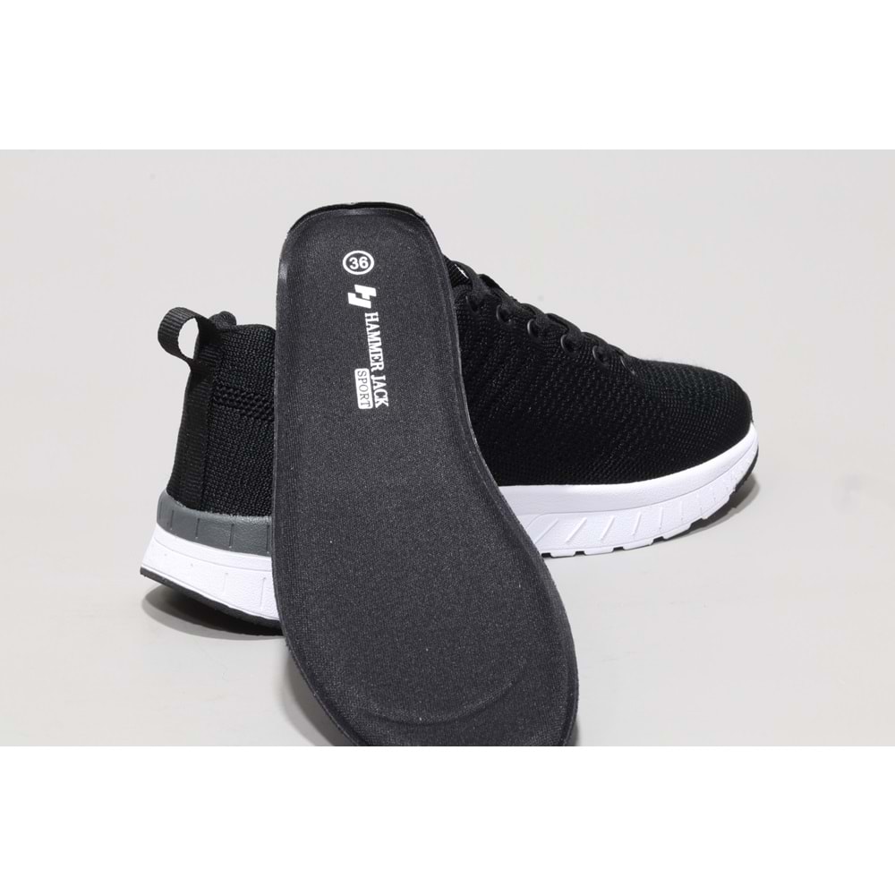 Hammer Jack Manaus Bayan Fitness Ayakkabı - siyah beyaz - 36