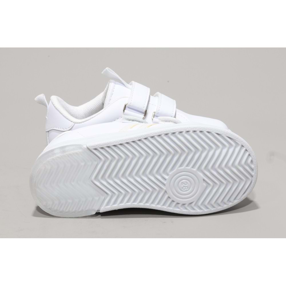 Cool Color Işıklı Çocuk Spor Ayakkabı - BEYAZ - 26