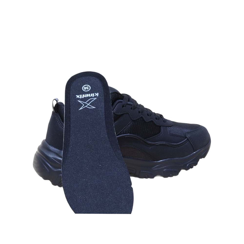 Kinetix Bella Bayan Sneakers Ayakkabı - siyah - 36
