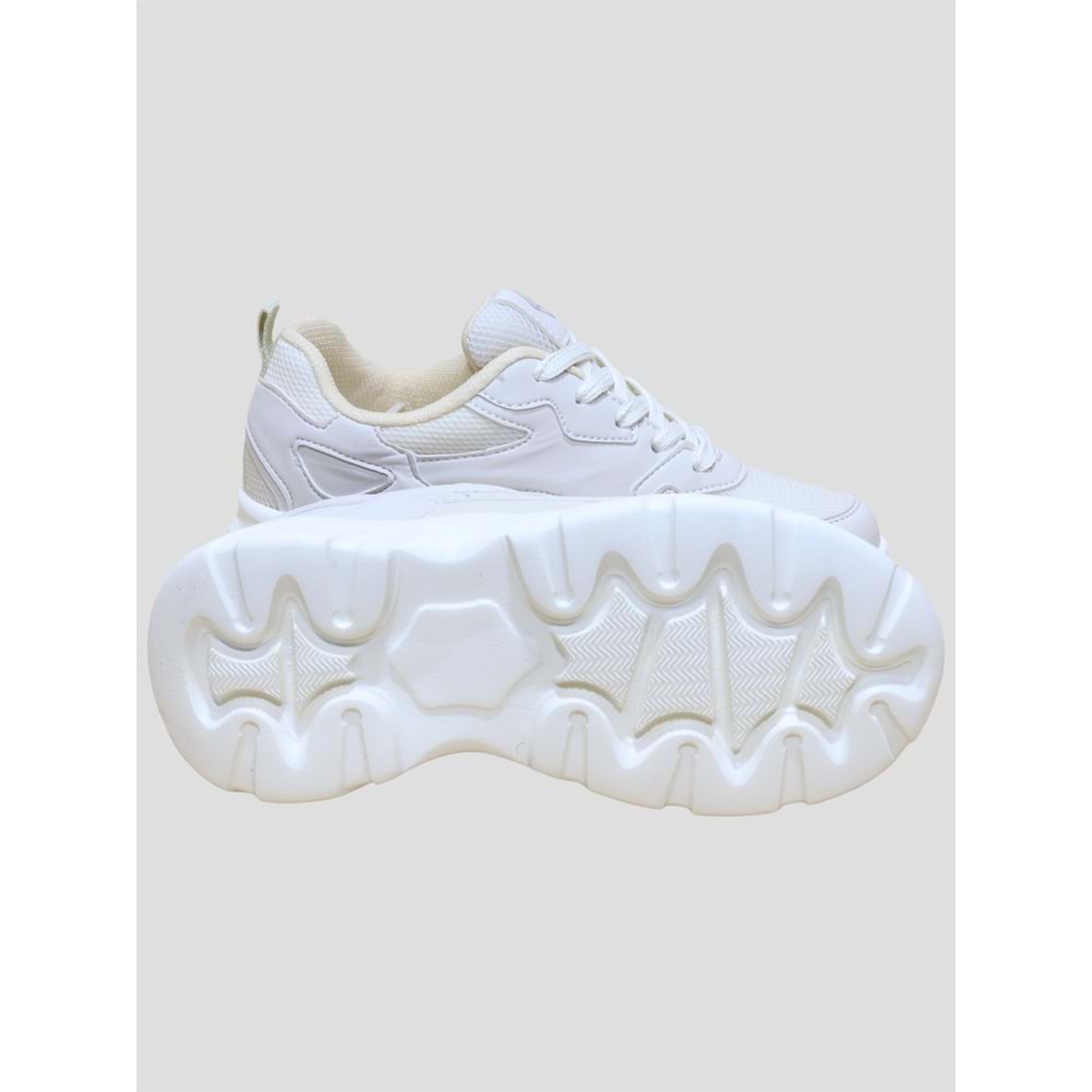 Pepino 920 Kız Çocuk Bağcıklı Sneakers Ayakkabı - BEJ - 31