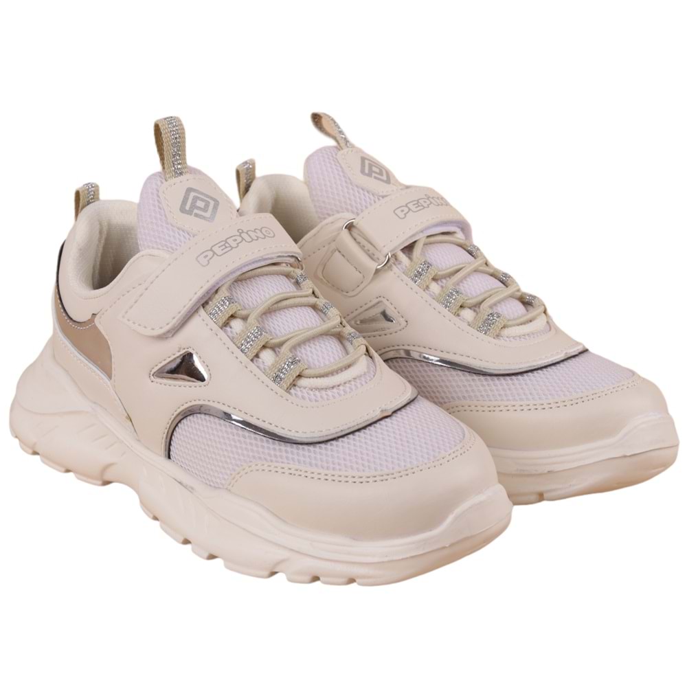 Pepino 727 Kız Çocuk Sneakers Ayakkabı - BEJ - 31