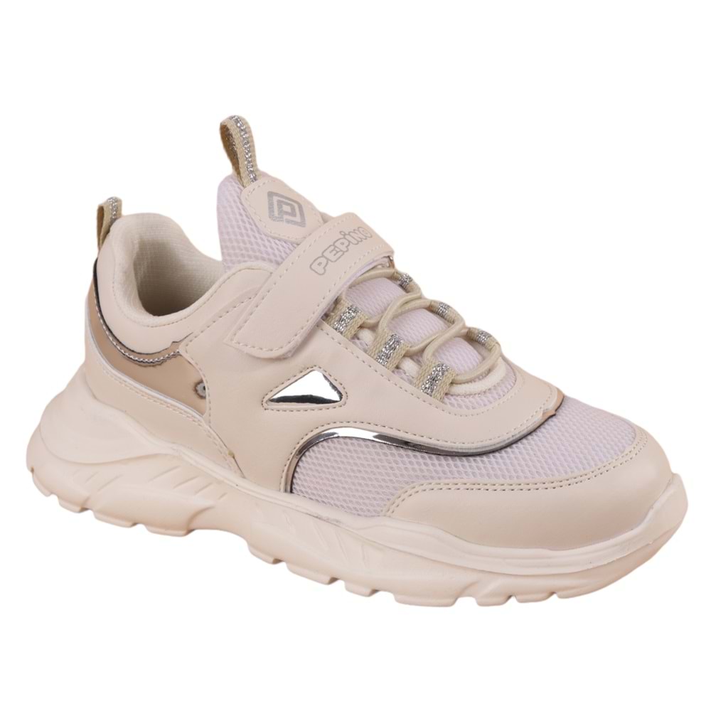 Pepino 727 Kız Çocuk Sneakers Ayakkabı - BEJ - 31