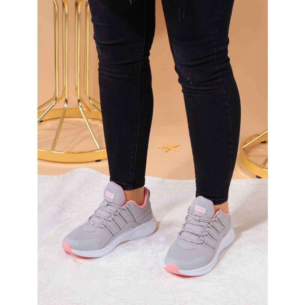 Jump 26270 Anatomik Bayan Yürüyüş Ayakkabısı - NKT00945-buz gri-40