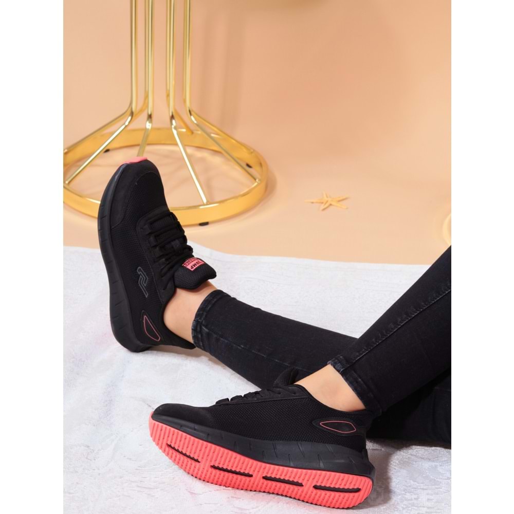 Jump 26223 Anatomik Bayan Yürüyüş Ayakkabısı - NKT00946-siyah-36
