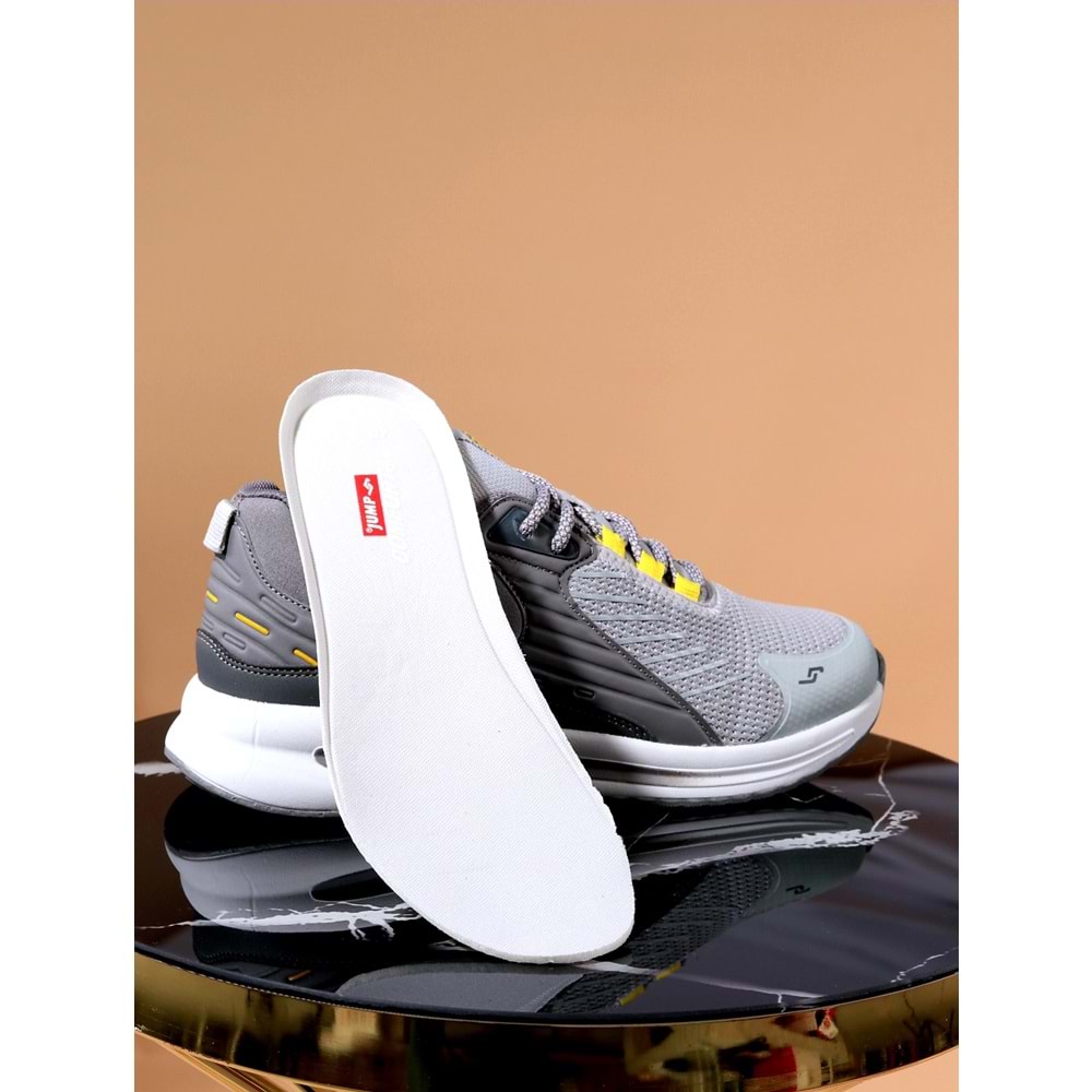 Jump 26476 Anatomik Erkek Koşu Ayakkabısı - NKT00948-buz gri-41