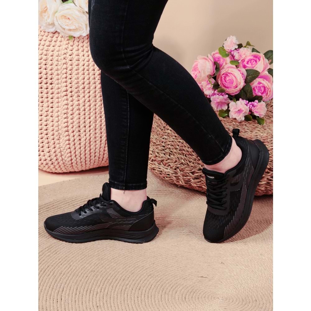 Jump 26280 Bayan Anatomik Yürüyüş Ayakkabısı - NKT00956-siyah-39