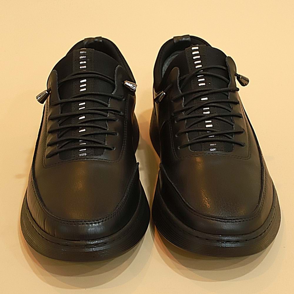 Konfores 958 Hakiki Deri Anatomik Erkek Ayakkabı - NKT00958-siyah-42