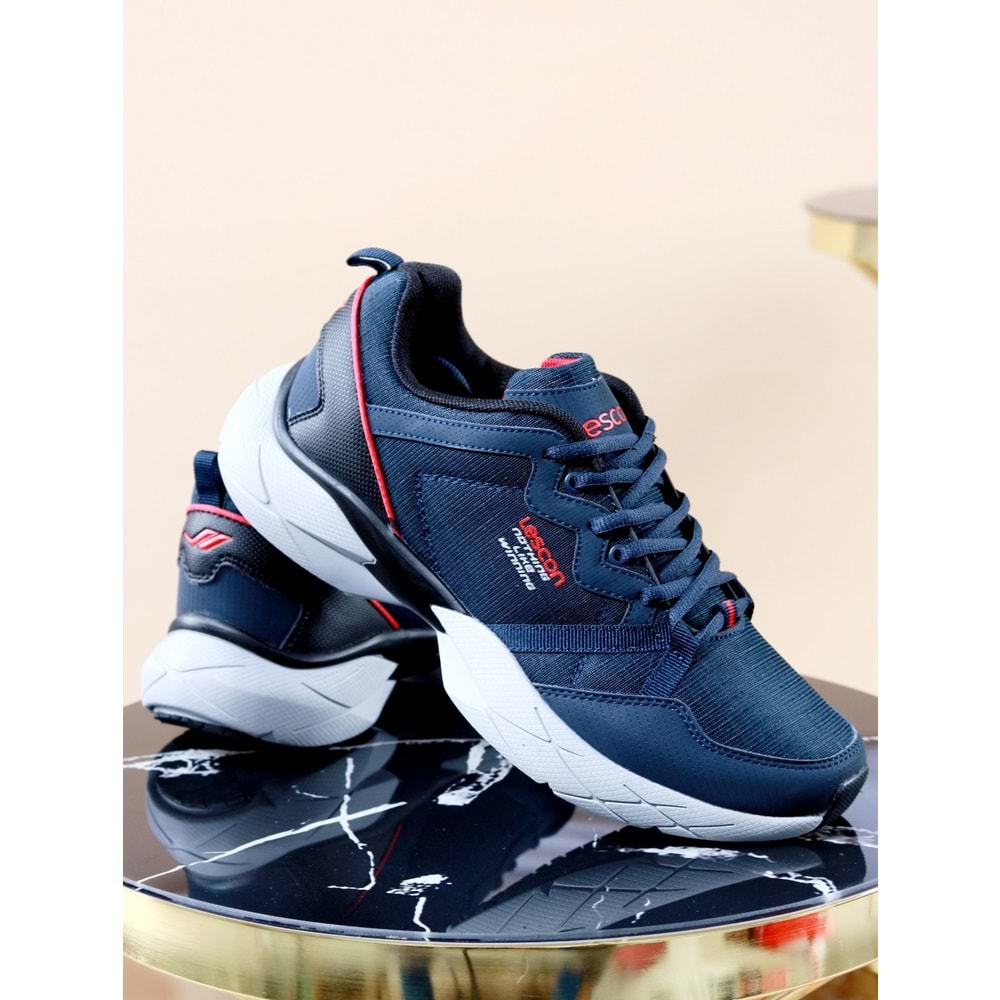 Lescon Easystep Snake Anatomik Erkek Koşu Ayakkabı - NKT00960-lacivert-40