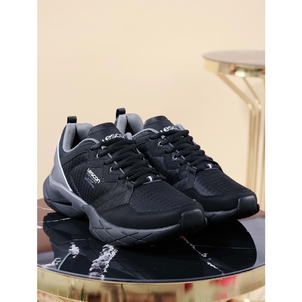 Lescon Easystep Snake Anatomik Erkek Koşu Ayakkabı - NKT00960-siyah-43