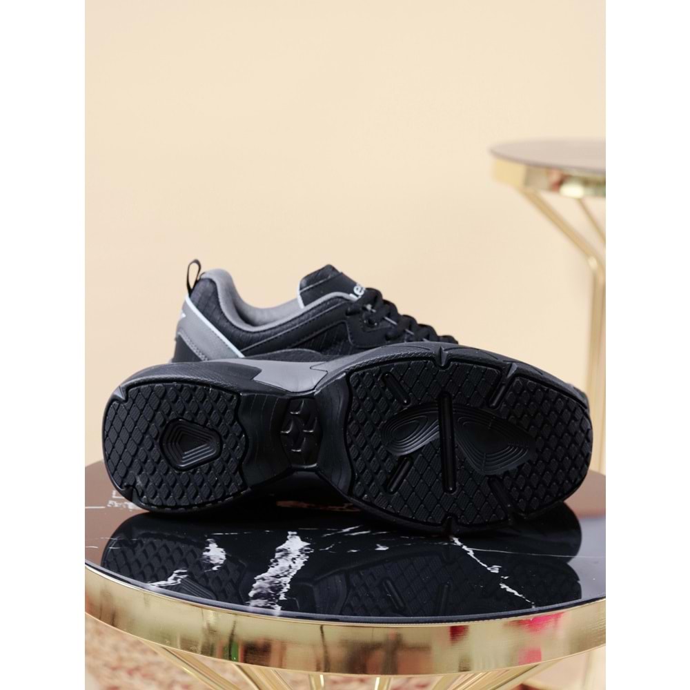 Lescon Easystep Snake Anatomik Erkek Koşu Ayakkabı - NKT00960-siyah-43
