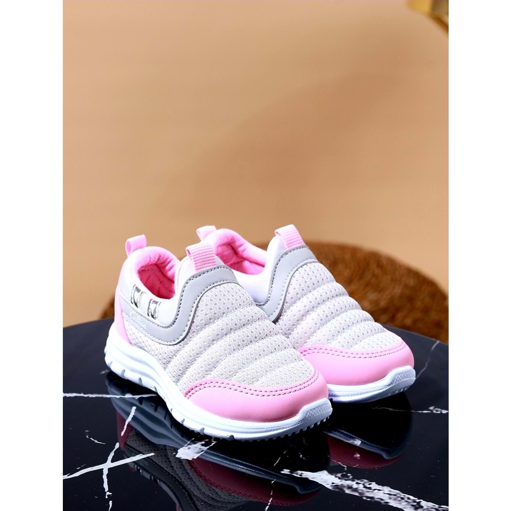 Kidessa 966 Anatomik Bağcıksız Spor Ayakkabı - NKT00966-buz gri-26
