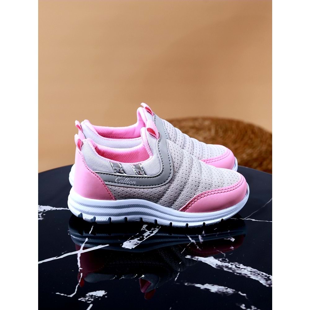 Kidessa 966 Anatomik Bağcıksız Spor Ayakkabı - NKT00966-buz gri-26