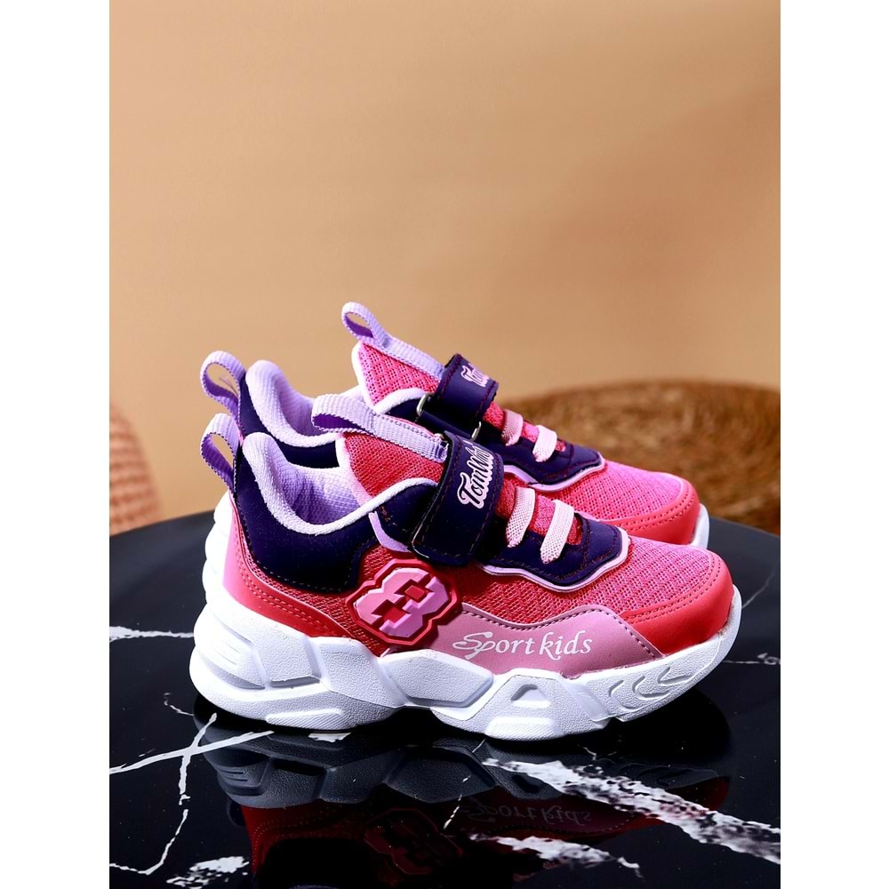 Kidessa 968 Anatomik Kız Çocuk Spor Ayakkabı - NKT00968-fuşya-26