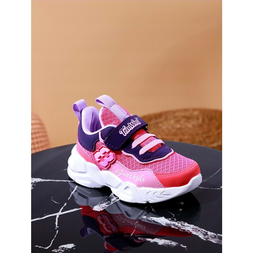 Kidessa 968 Anatomik Kız Çocuk Spor Ayakkabı - NKT00968-fuşya-26