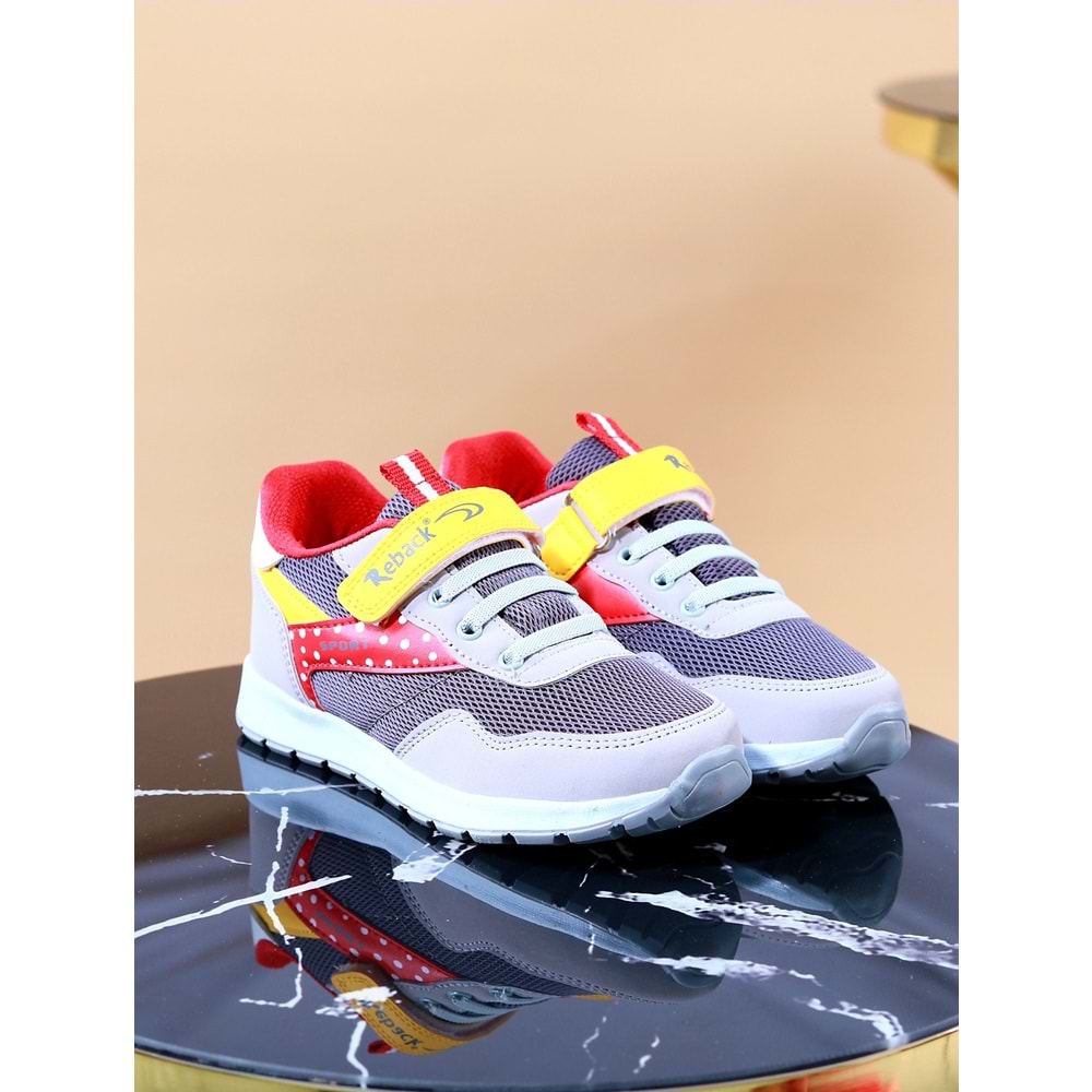 Kidessa 970 Anatomik Bantlı Spor Ayakkabı - NKT00970-buz gri-31