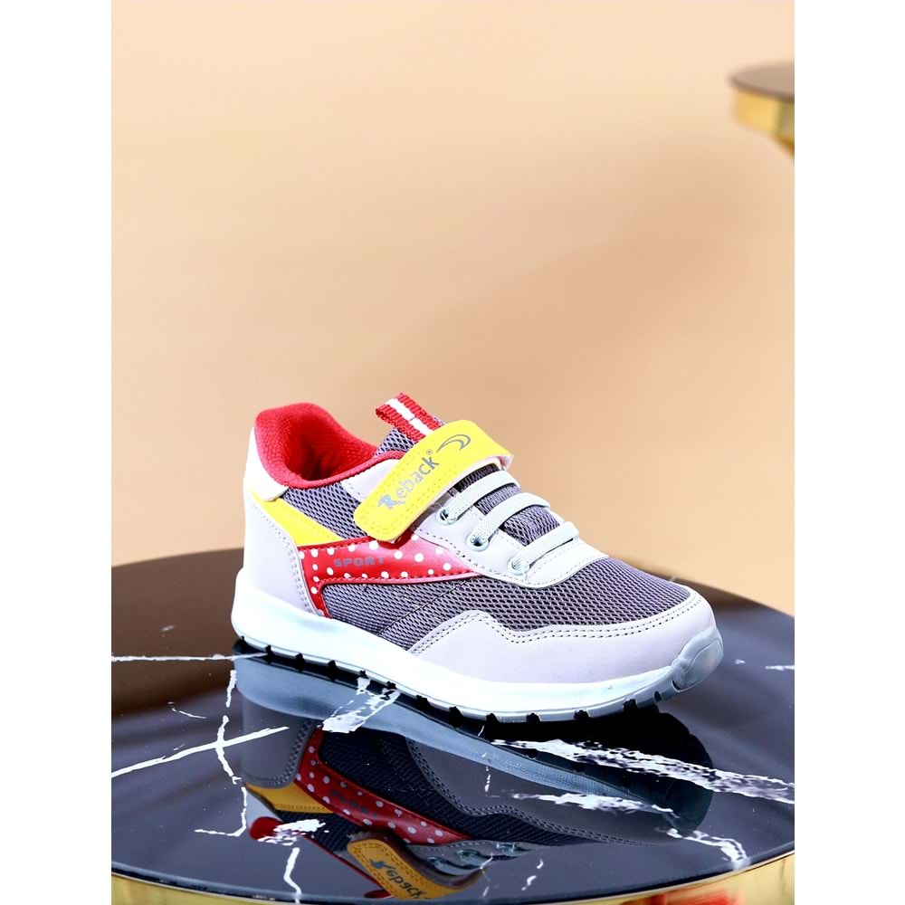 Kidessa 970 Anatomik Bantlı Spor Ayakkabı - NKT00970-buz gri-33