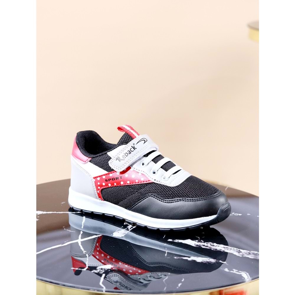 Kidessa 970 Anatomik Bantlı Spor Ayakkabı - NKT00970-siyah-32