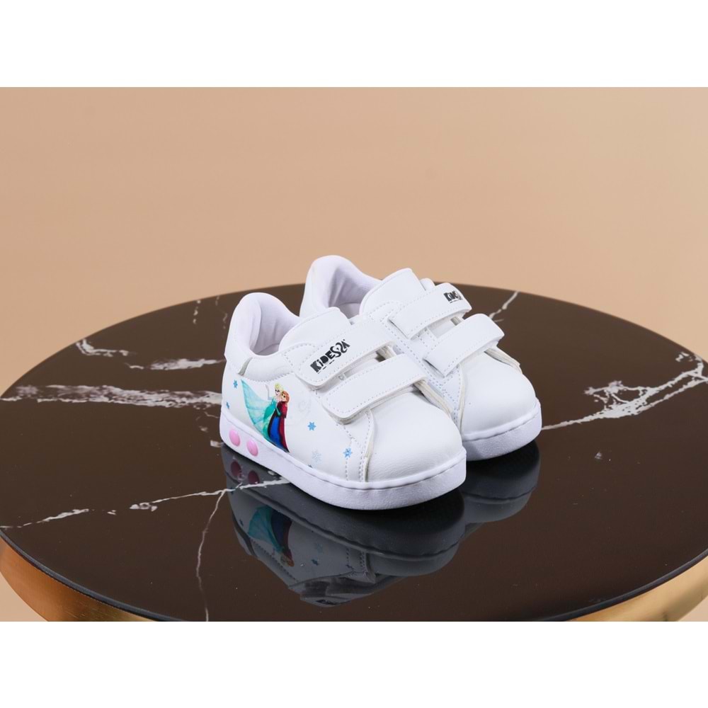 Kidessa 1034 Anatomik Kız Çocuk Spor Ayakkabı - NKT01034-BEYAZ-24