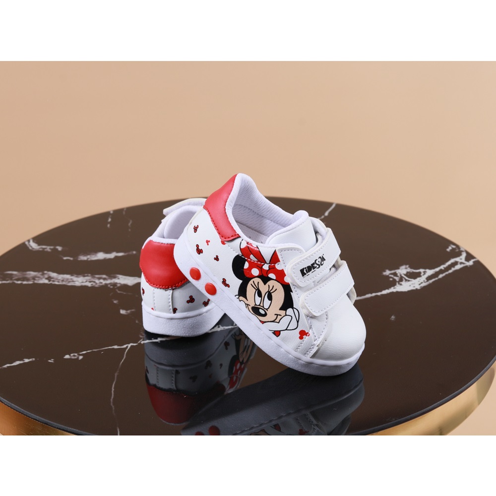 Kidessa 1034 Anatomik Kız Çocuk Spor Ayakkabı - NKT01034-beyaz kırmızı-19