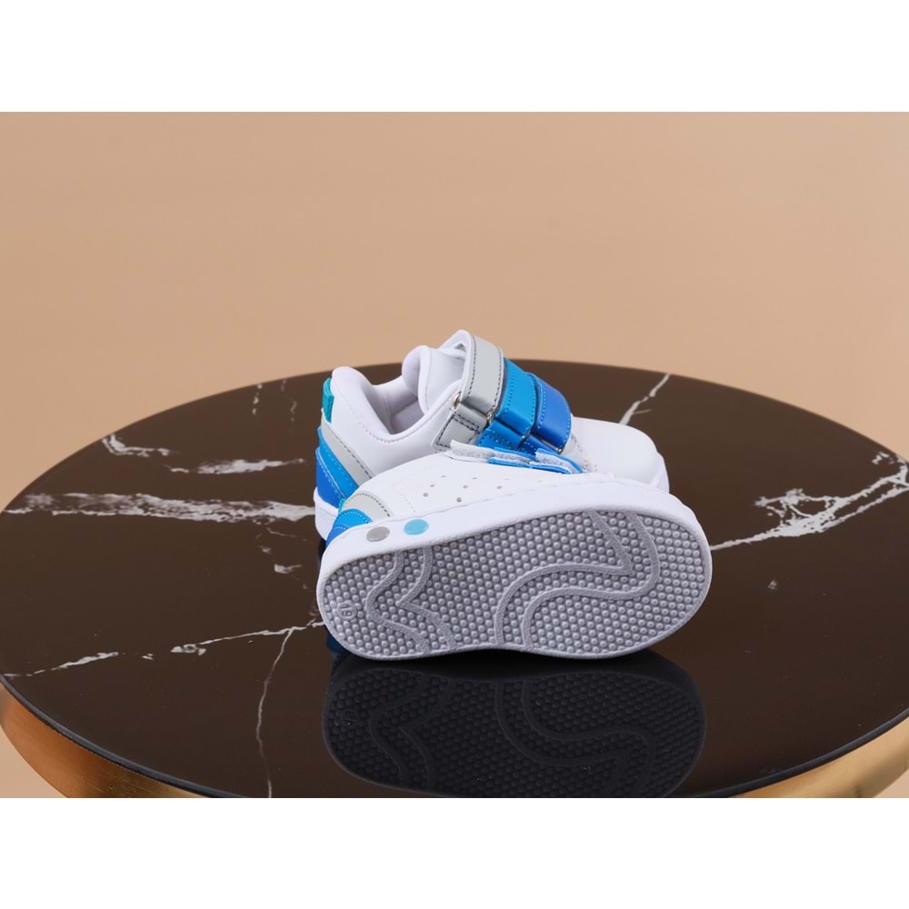 Kidessa 1038 Anatomik Erkek Çocuk Spor Ayakkabı - NKT01038-BEYAZ-24