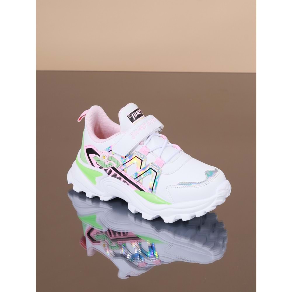 Kidessa 1063 26987 Jump Anatomik Kız Çocuk Sneakers Ayakkabı - NKT01063-BEYAZ-31