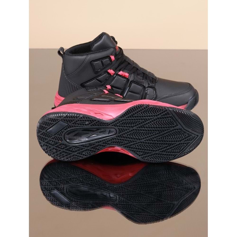 Konfores 1065 26626 Anatomik Taban Basketbol Ayakkabı - NKT01065-siyah kırmızı-42