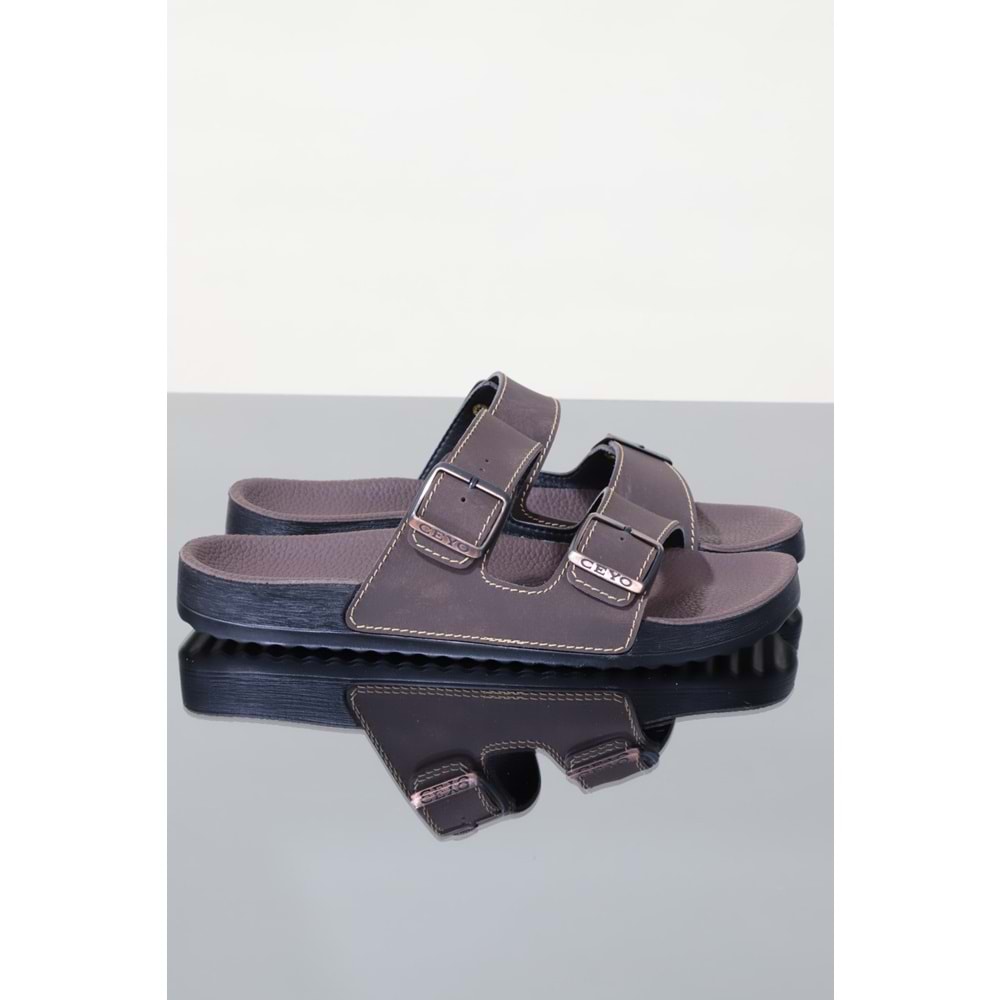 Konfores 1113-Bahama Tam Anatomik Terlik - NKT01113-kahverengi-40