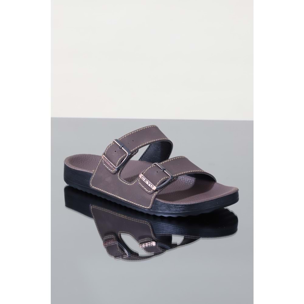 Konfores 1113-Bahama Tam Anatomik Terlik - NKT01113-kahverengi-40