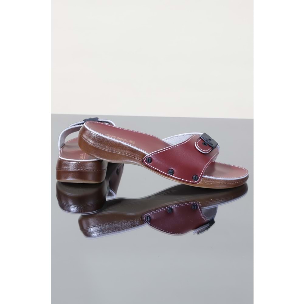 Konfores 1116-6500 Tam Anatomik Bayan Terlik - NKT01116-BORDO-39