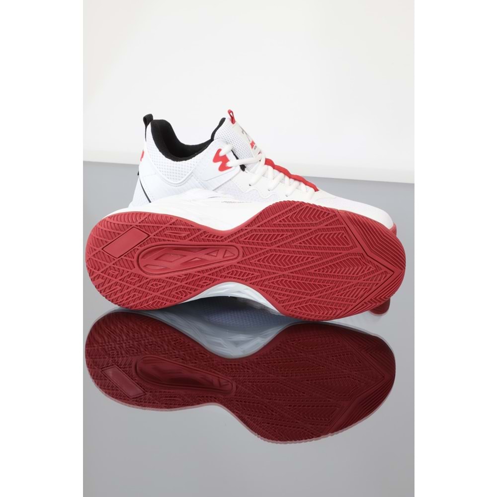 Konfores 1147-27432 Anatomik Tabanlı Basketbol Ayakkabısı - NKT01147-BEYAZ-36